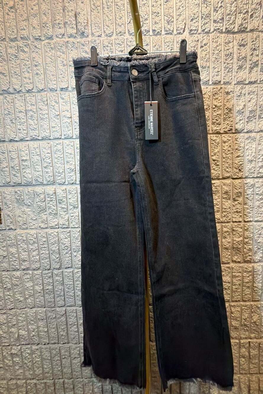 625 Etienne Marcel Wide Leg Jeans Size 30 Black Denim
